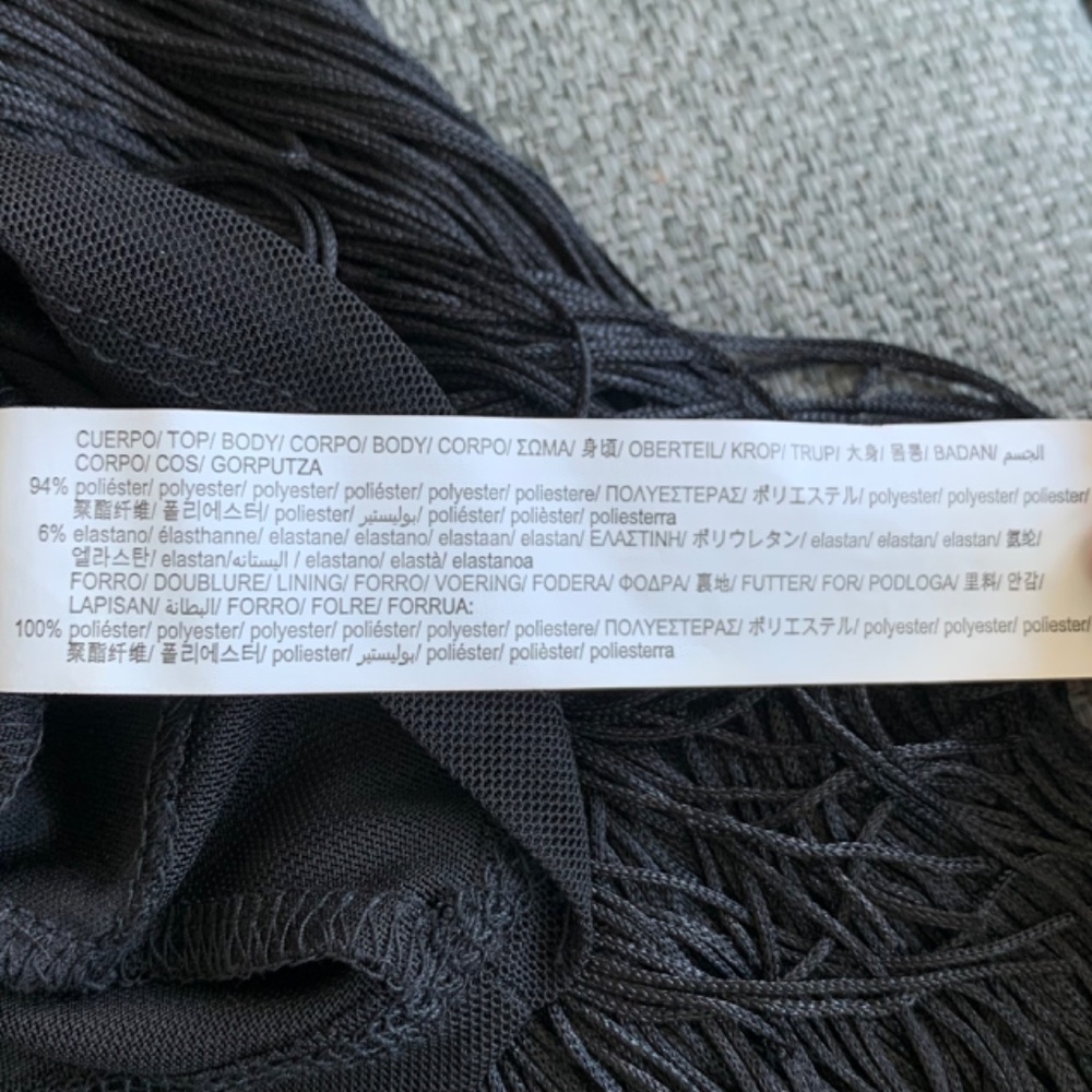 ZARA Tassel Crop Top - Picture 4 of 5